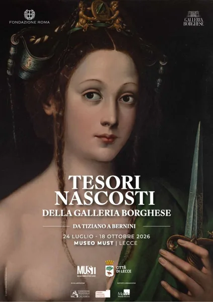 Locandina: Tesori Nascosti della Galleria Borghese. da Tiziano a Bernini