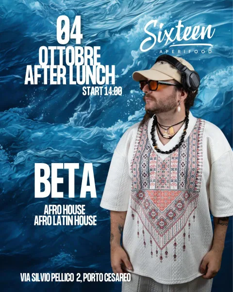 Locandina: After Lunch al Sixteen: il 4 Ottobre in Console Beta