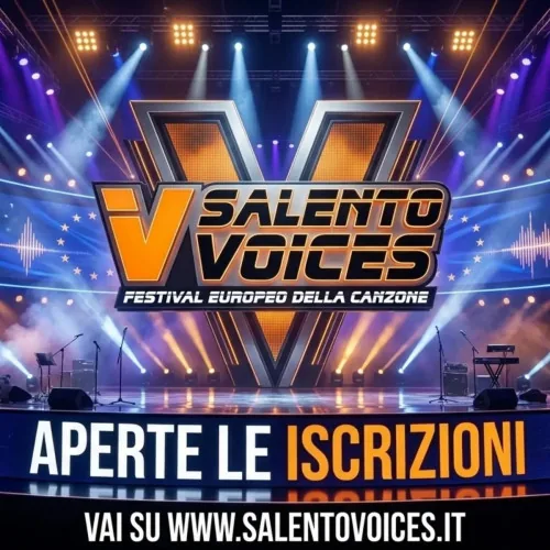 Locandina: Salento Voices festival Europeo della canzone