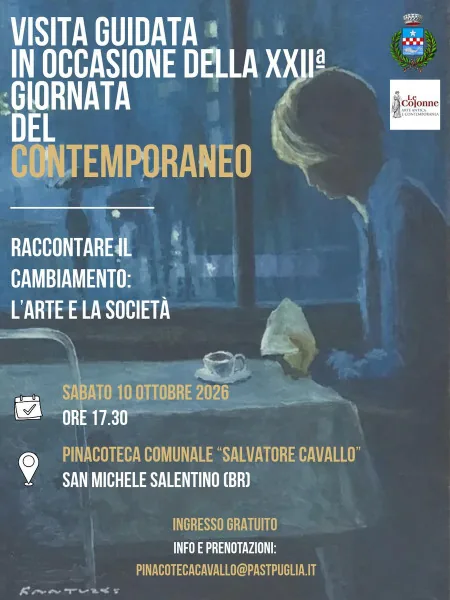 Locandina: Visita guidata in occasione della XXIIª Giornata del Contemporaneo