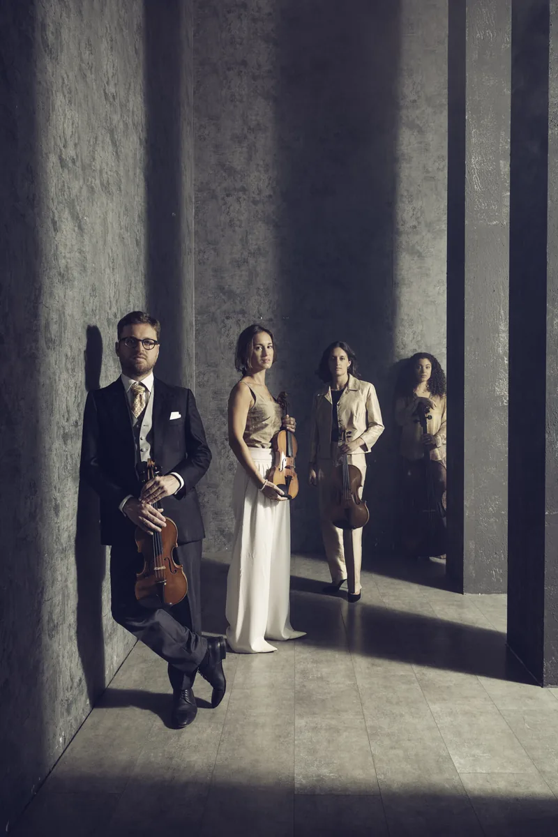 Locandina: Quartetto Adorno e Liubov Gromoglasova