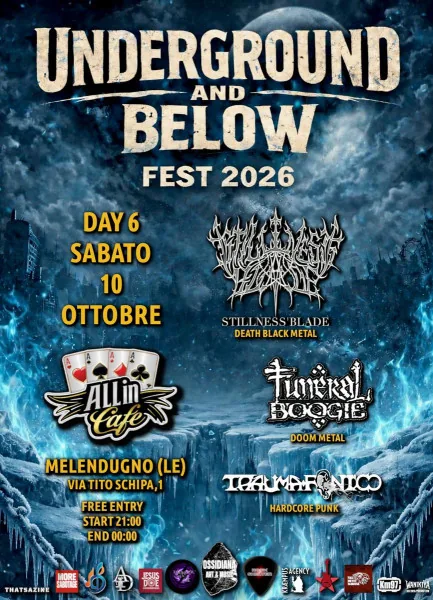 Locandina: Underground And Below Fest 2026 - Day 6