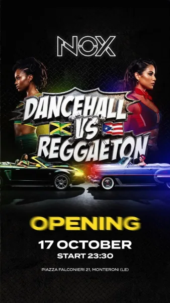 Locandina: Dancehall vs Reggaeton