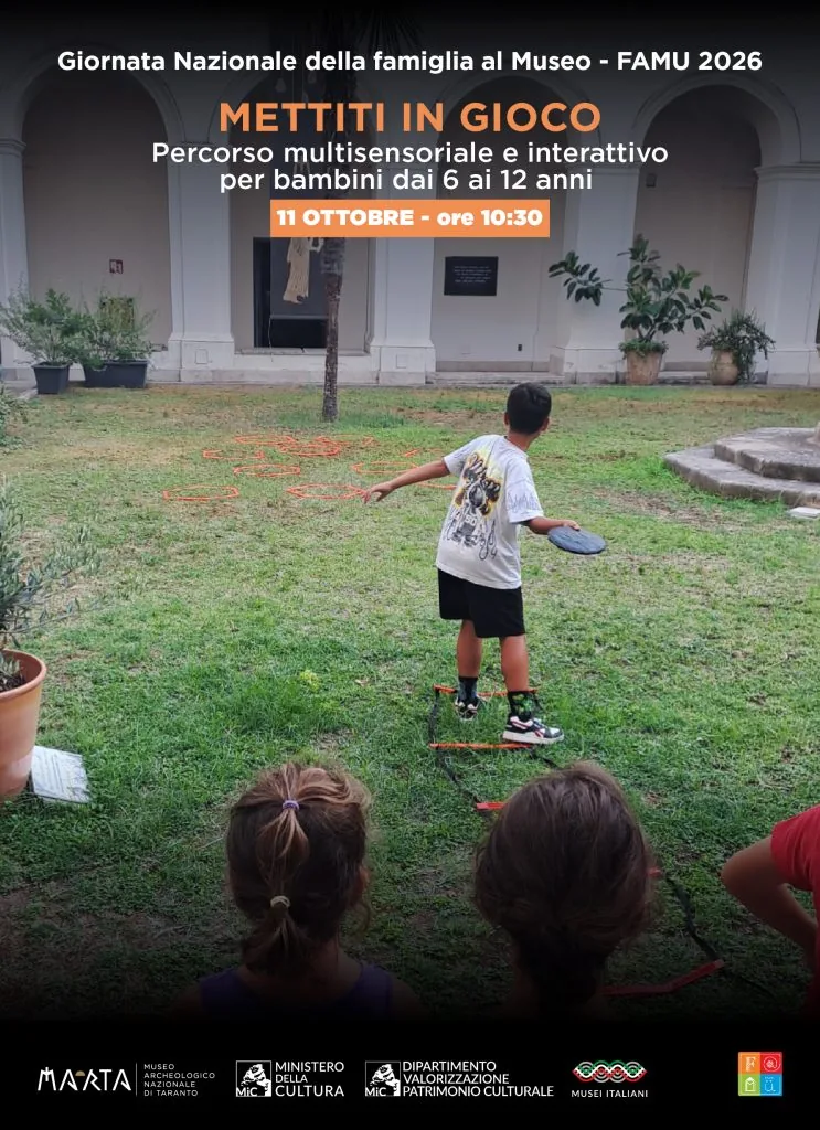 Locandina: Giornata Nazionale delle Famiglie al Museo – METTITI IN GIOCO