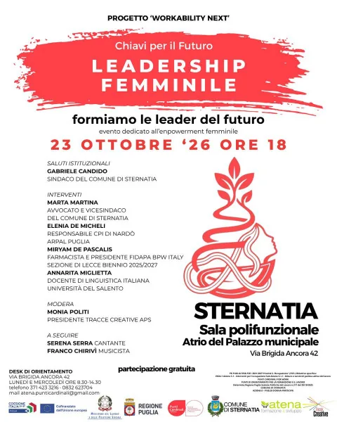 Locandina: Chiavi per il Futuro - Leadership Femminile_formiamo le leader del futuro