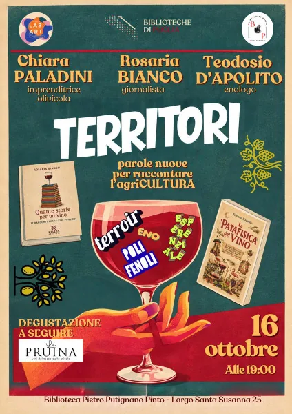Locandina: "TERRITORI" - le nuove parole dell'agriCULTURA