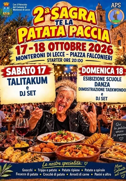 Locandina: 2ª Sagra te la Patata Paccia