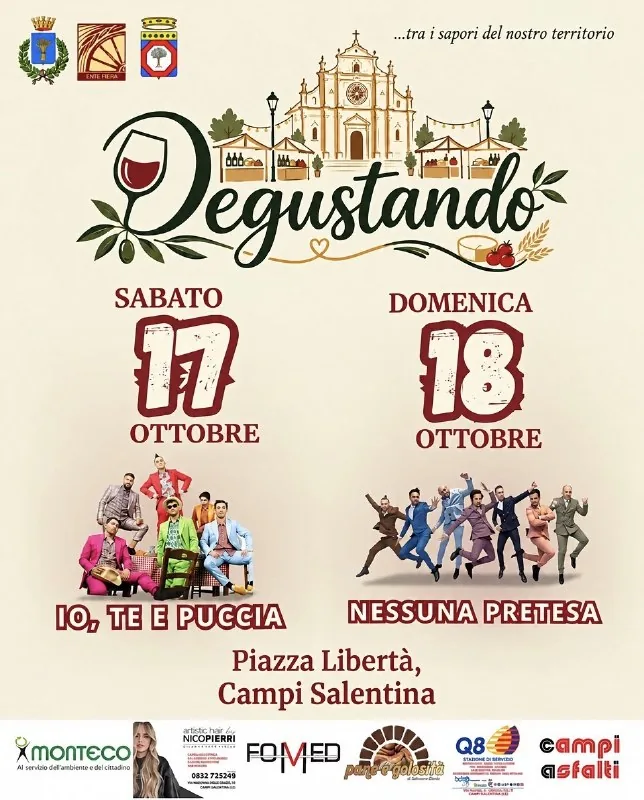 Locandina: Degustando - tra i sapori del nostro territorio