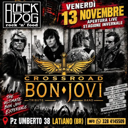 Locandina: CROSSROAD Bon Jovi Tribute Live