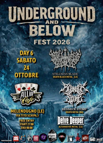 Locandina: Underground And Below Fest 2026 - Day 6