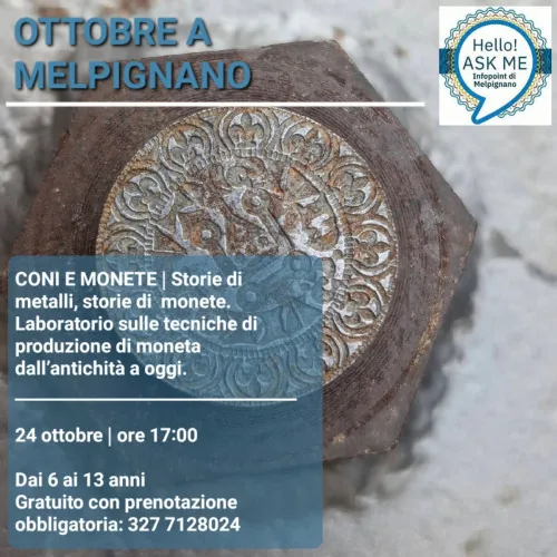 Locandina: Coni e monete. Storie di metalli, storie di monete
