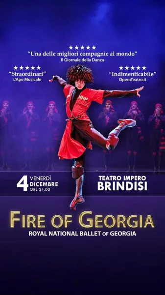Locandina: Fire of Georgia - Royal National Ballet of Georgia