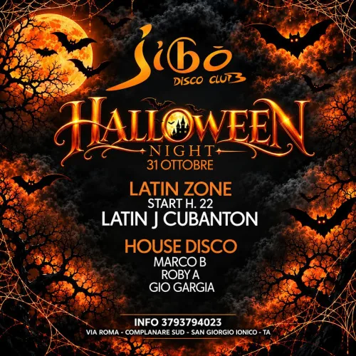 Locandina: Halloween Night Jibó Disco Club