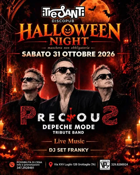Locandina: PRECIOUS live + Dj Set
