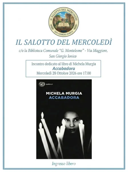 Locandina: Incontro dedicato al libro "Accabadora" di Michela Murgia