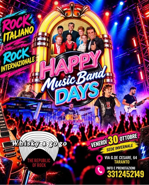 Locandina: Happy Days Music Band Live