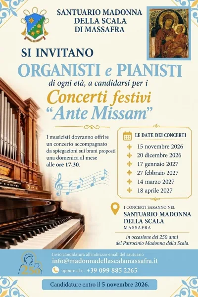 Locandina: Concerti Festivi "Ante Missam"