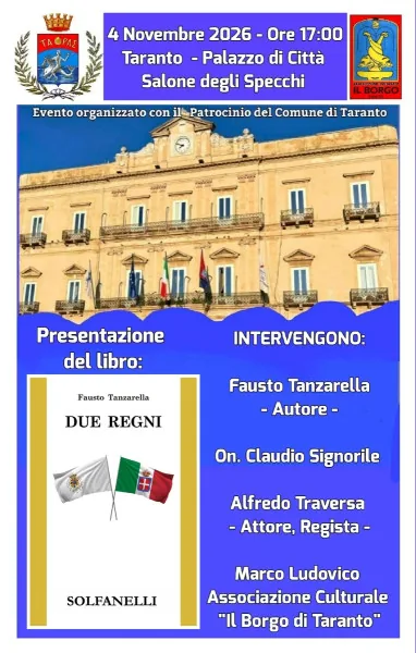 Locandina: Due Regni - Romanzo Ucronico di Fausto Tanzarella