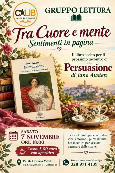 Locandina: Tra cuore e mente - Gruppo lettura