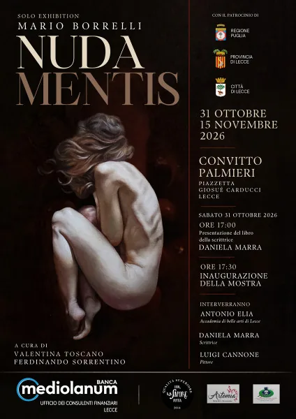 Locandina: "Nuda Mentis": in mostra la pittura di Mario Borrelli