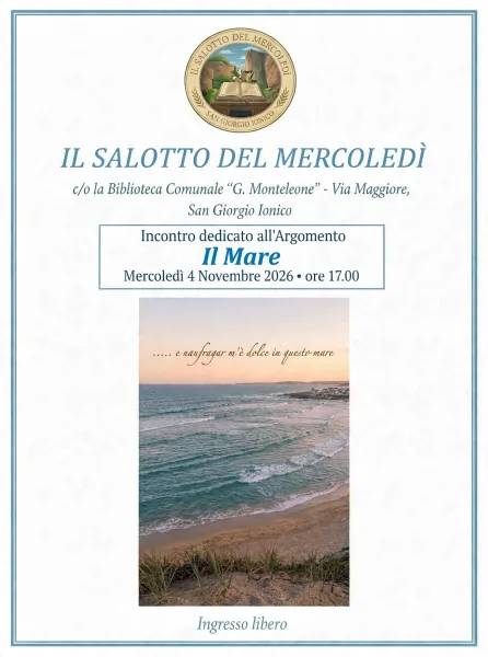 Locandina: Un invito aperto al "Mare"...