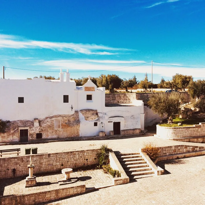 Veduta del Santuario della "Madonn Abbasc".